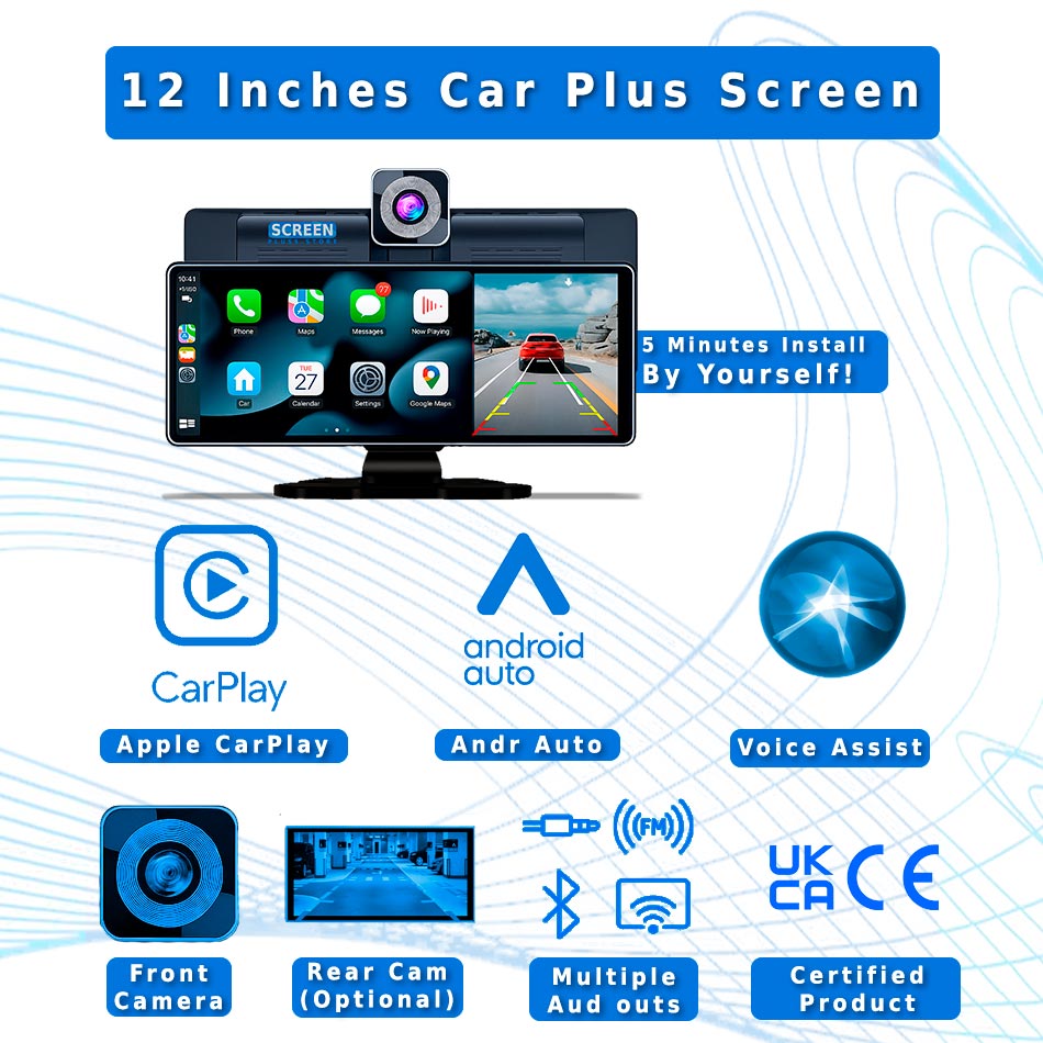 Car Screen Plus | Andoid Auto & Apple Car Play